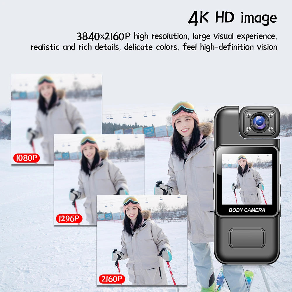 4K Mini Body Camera