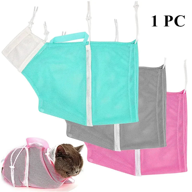 Mesh Cat Grooming Bag