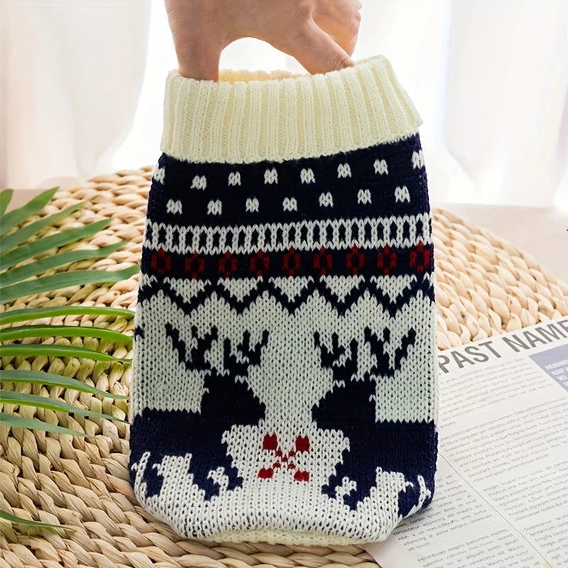 Knitted Pet Christmas Sweater