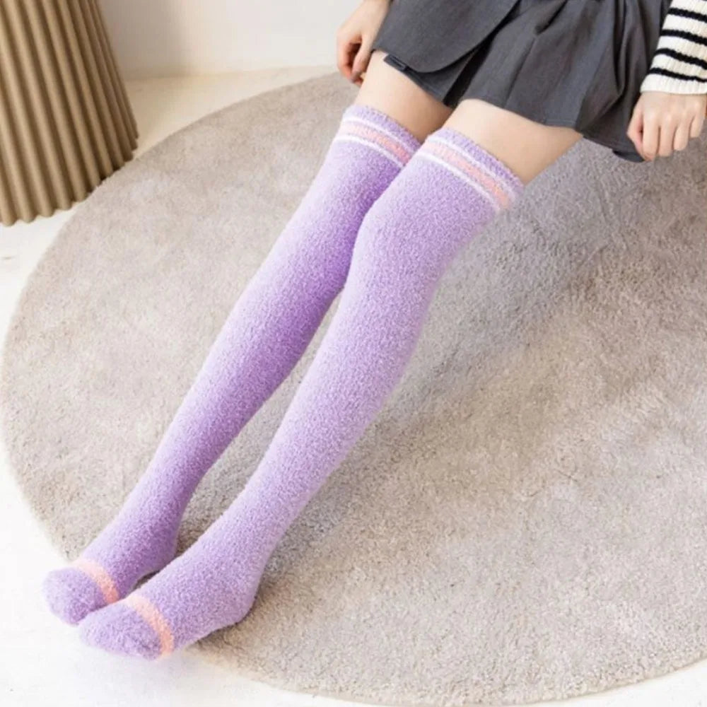 Over-Knee Fleece Socks