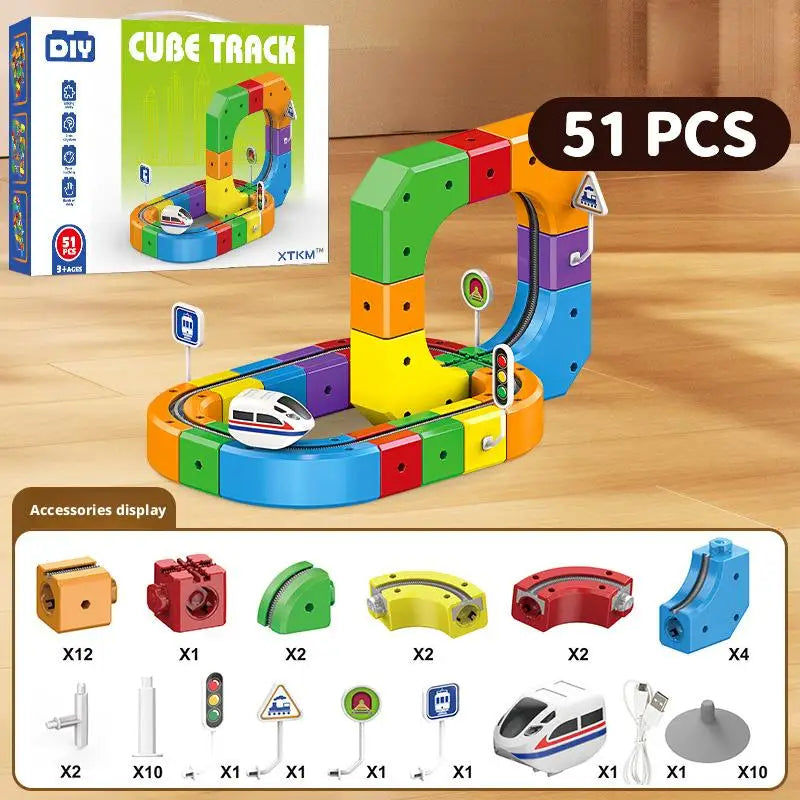 Magnetic Track Train Set