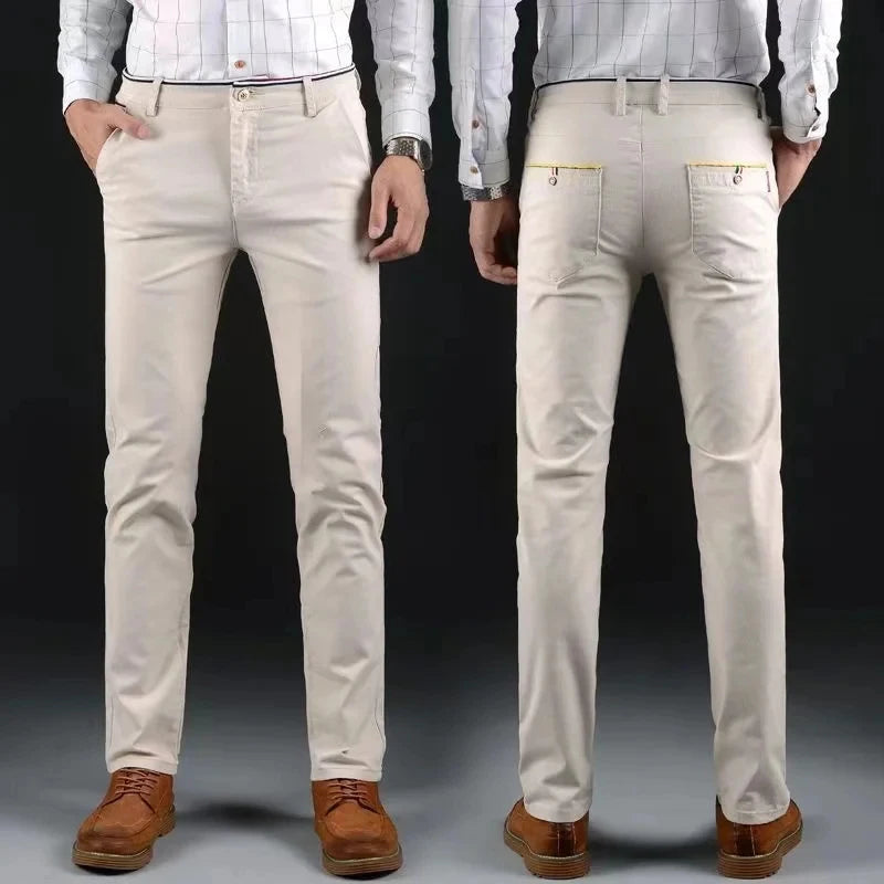 Men's Slim Business Trousers