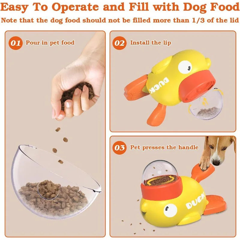 Duck Slow Feeder Treat Toy