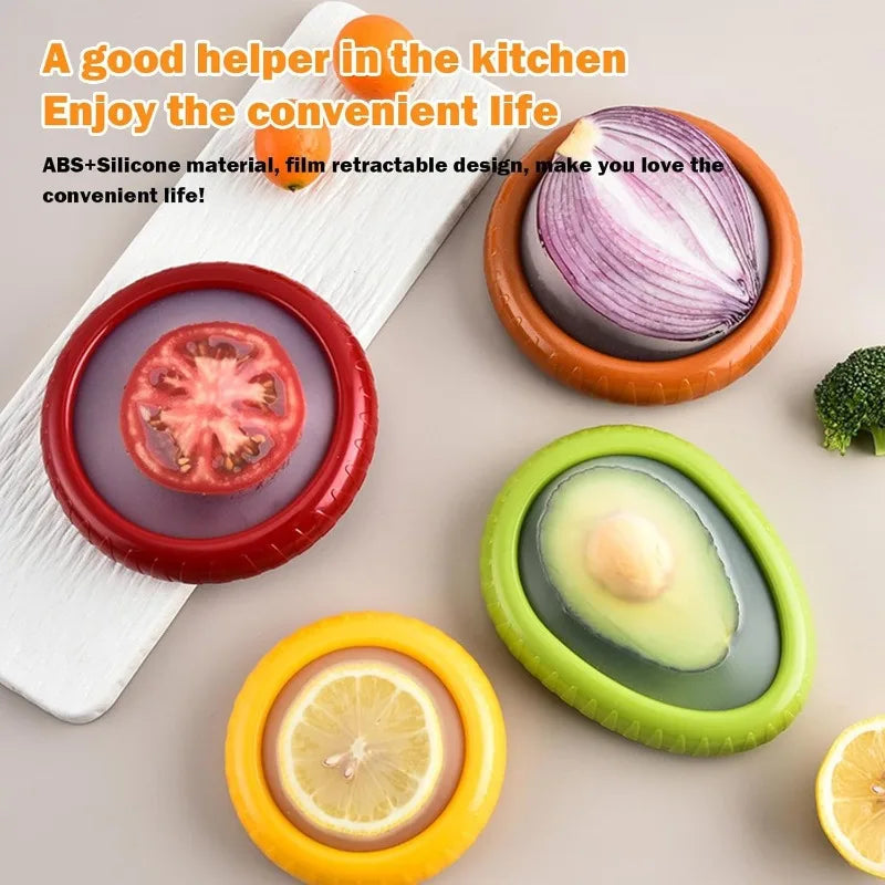 Silicone Fruit Saver Set