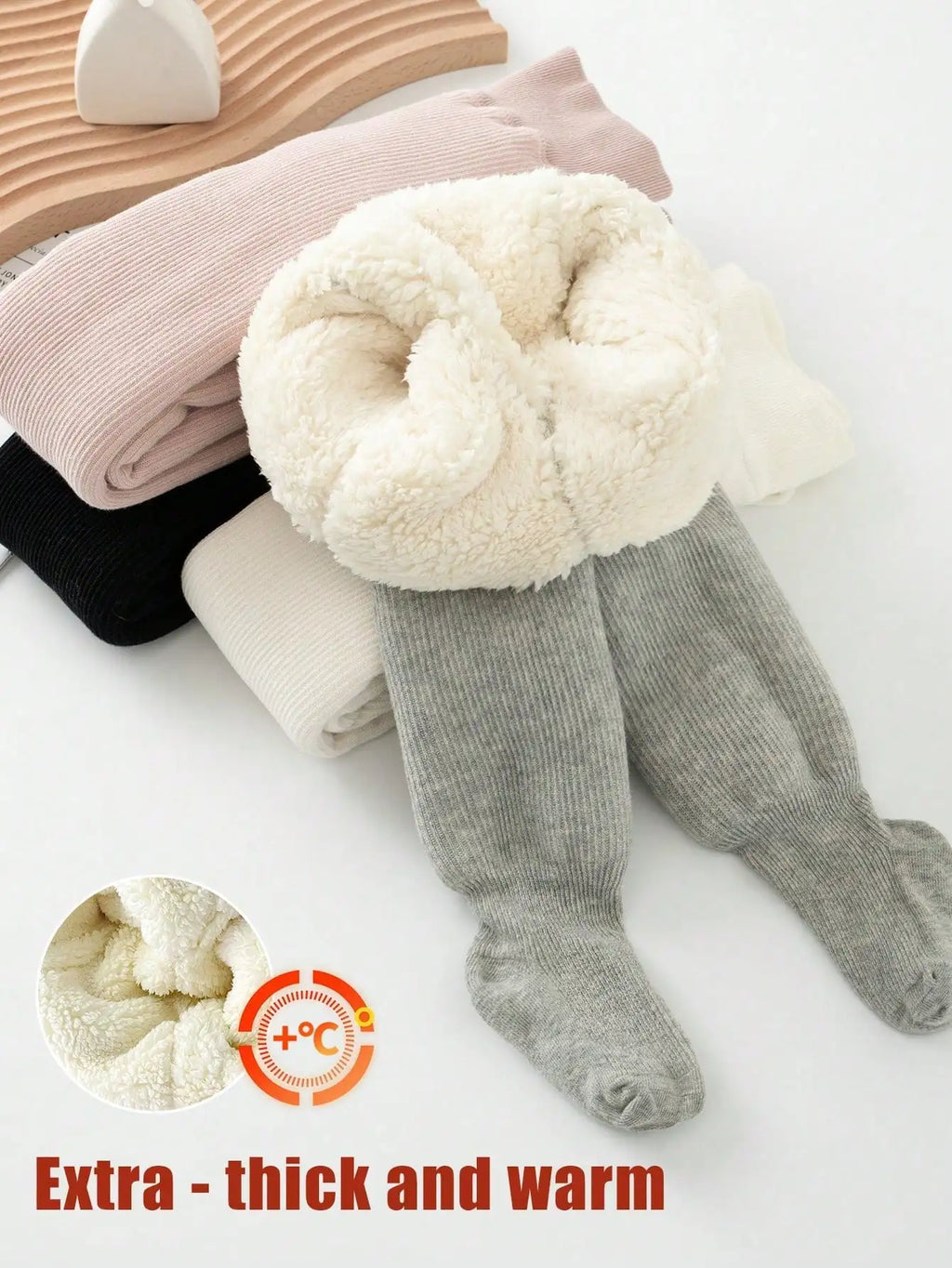 Girls' Warm Winter Pantyhose