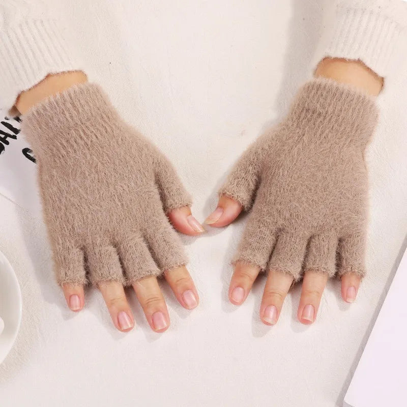 Fuzzy Writing Gloves