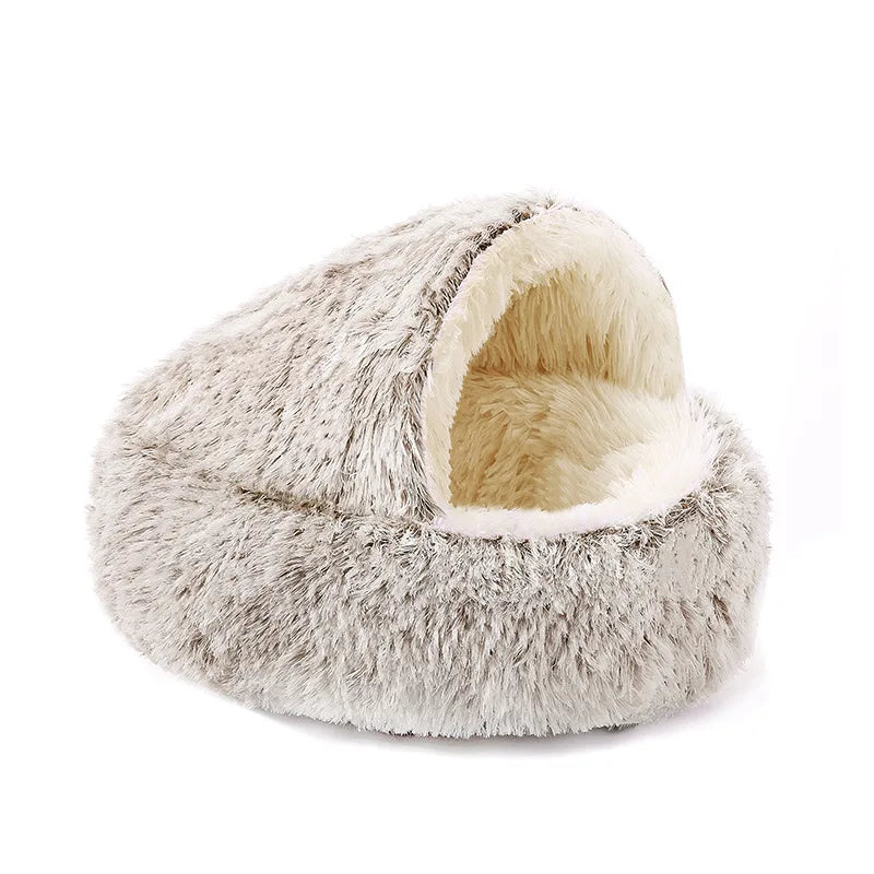 2-in-1 Winter Cat Bed