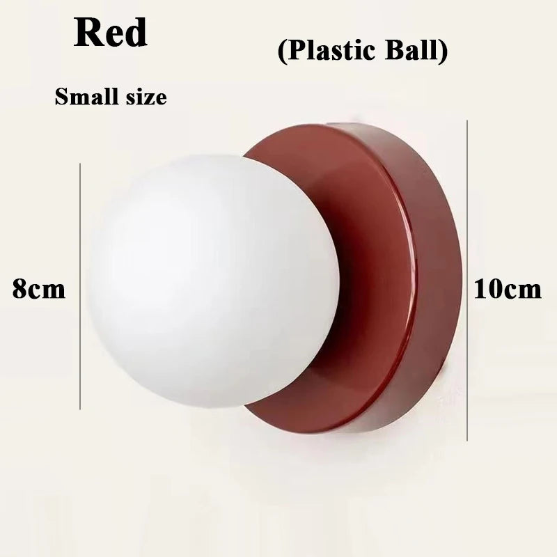 Macaron Ball Wall Lamp