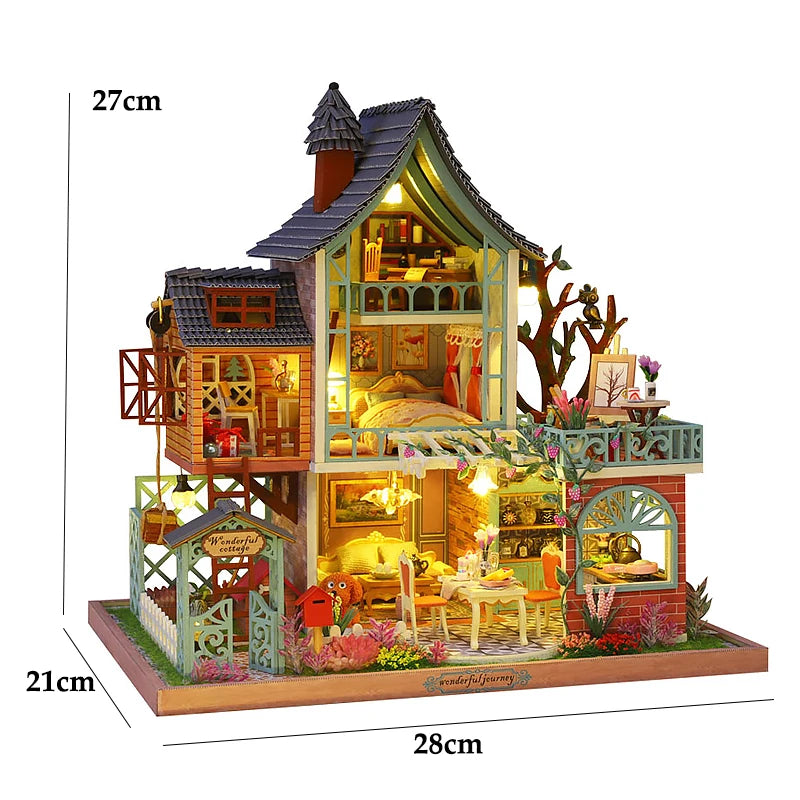DIY Miniature Dollhouse Kit