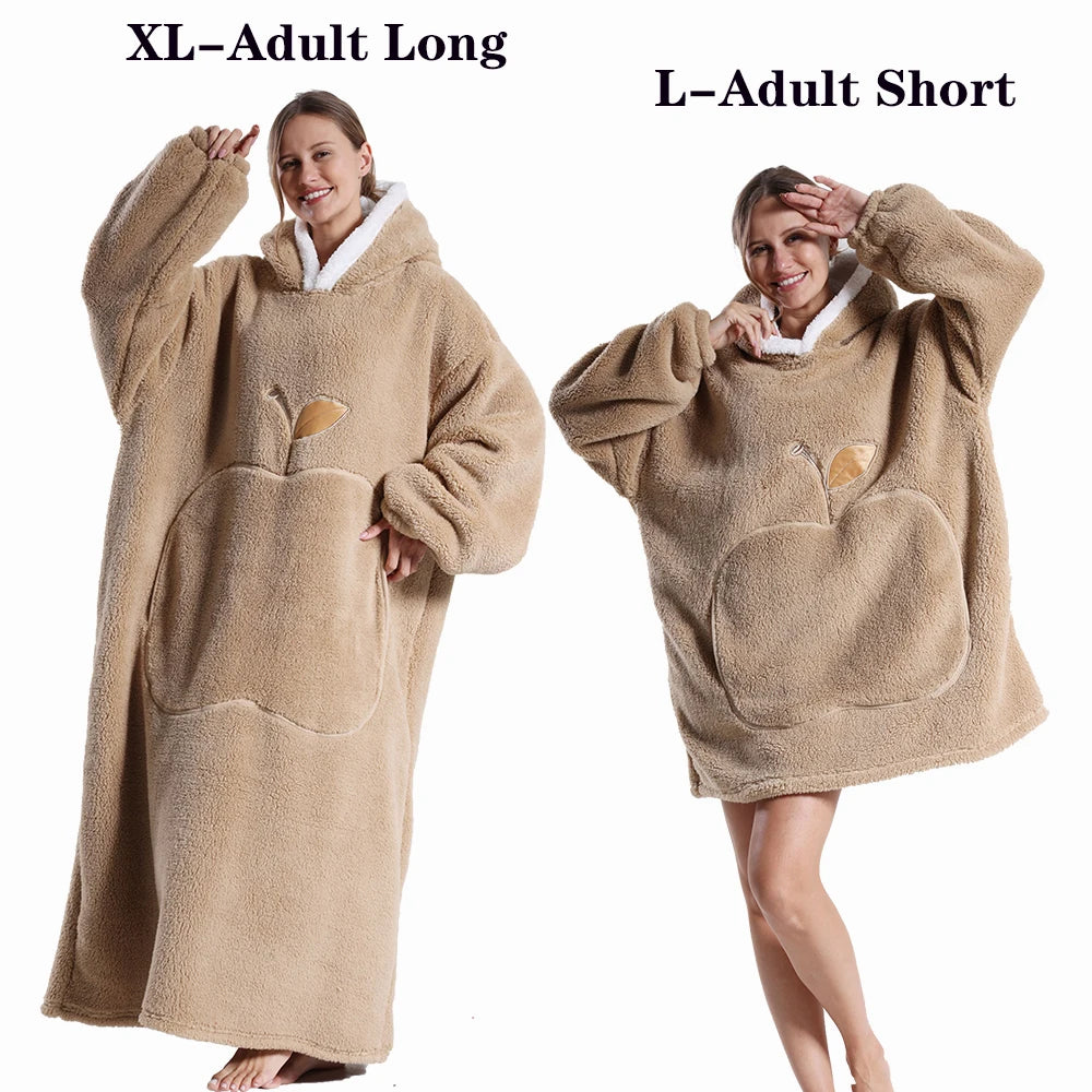 Wearable Hoodie Blanket