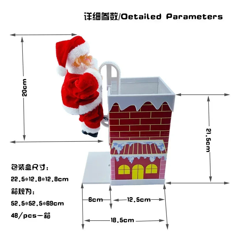 Climbing Santa Toy