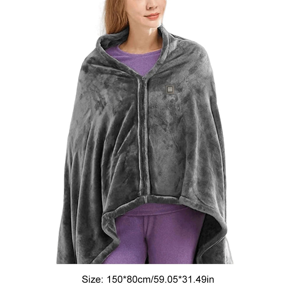 USB Heated Shawl Blanket