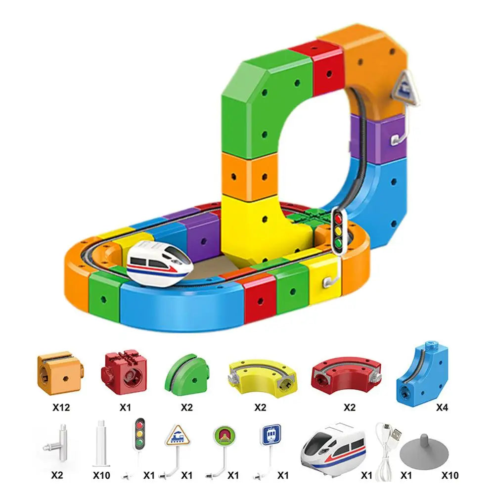 Magnetic Track Train Set