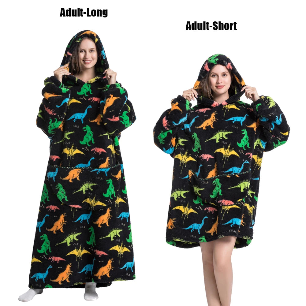 Wearable Hoodie Blanket