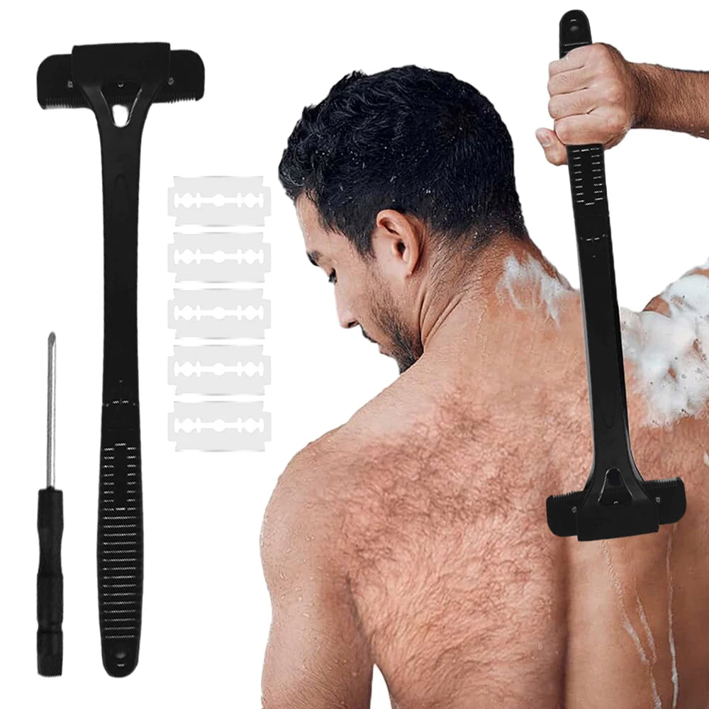 Foldable Back Shaver
