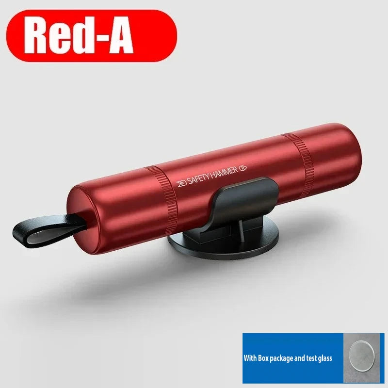 2-in-1 Car Escape Hammer
