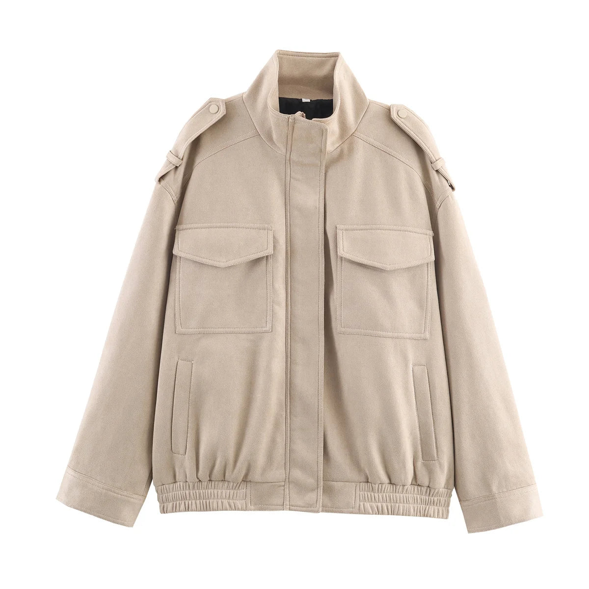 Women's Suede Zip Jacket