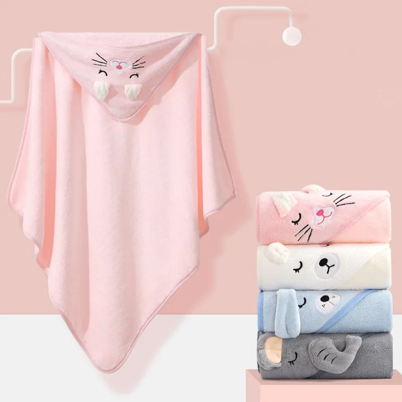 Hooded Baby Bath Towel