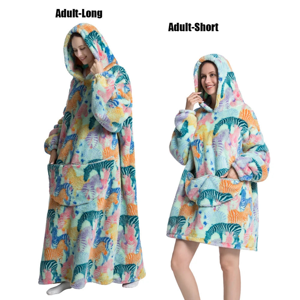 Wearable Hoodie Blanket
