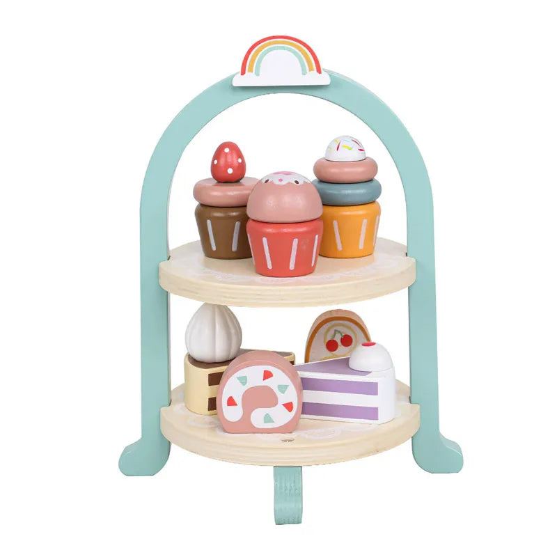Wooden Play Kitchen Set