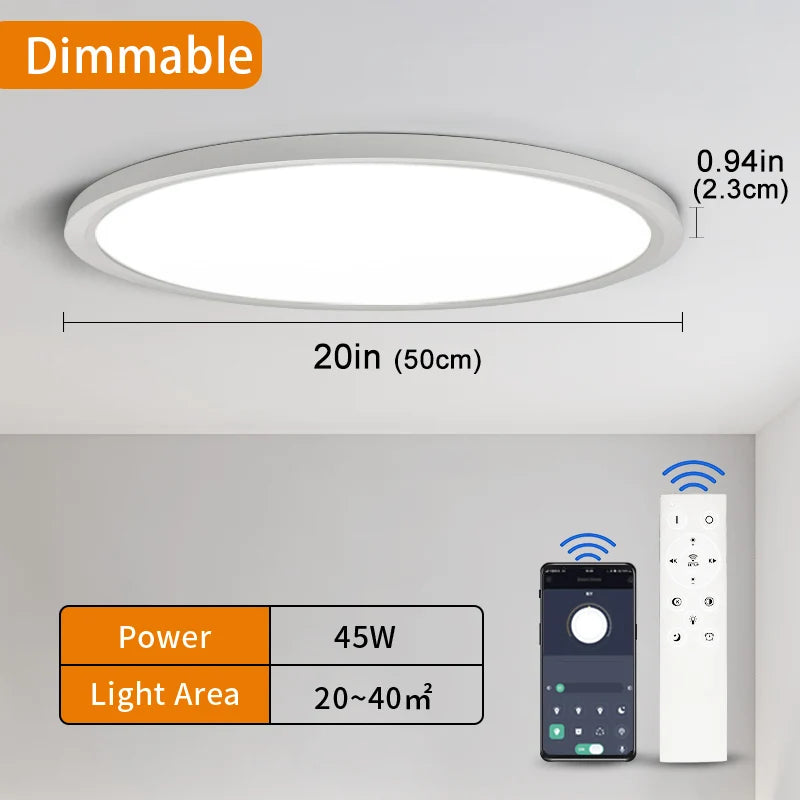 Smart Dimmable Ceiling Lamp