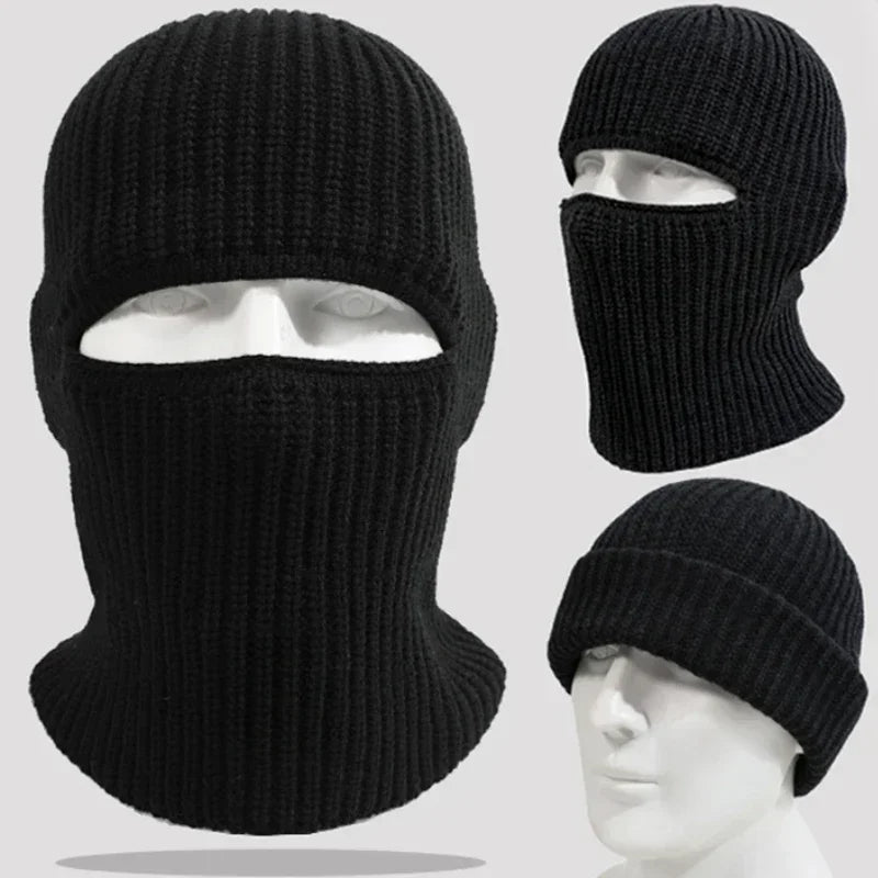 Knitted Balaclava Beanie