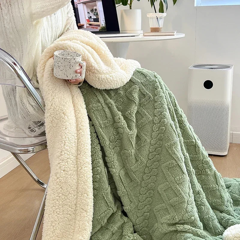 Lamb Velvet Flannel Blanket