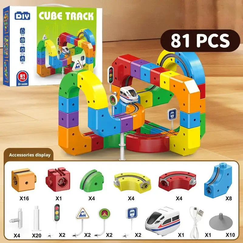 Magnetic Track Train Set