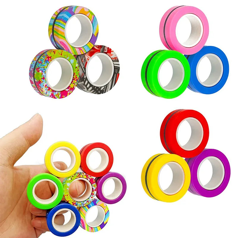 Magnetic Fidget Ring Set