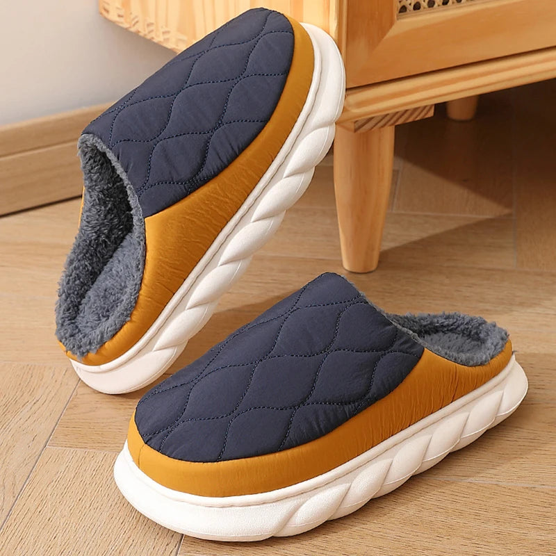 Men's Plush House Slippers