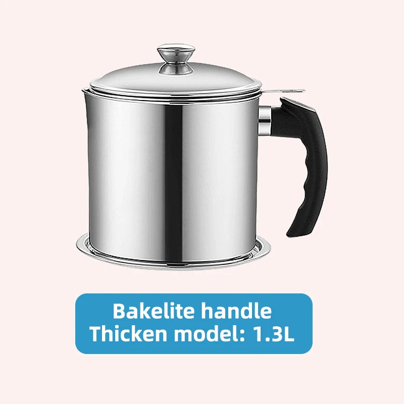 Stainless Oil Strainer Pot