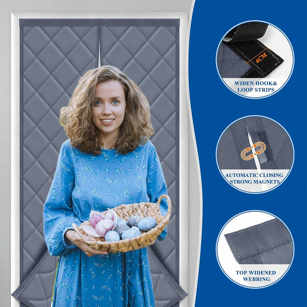 Magnetic Thermal Door Curtain