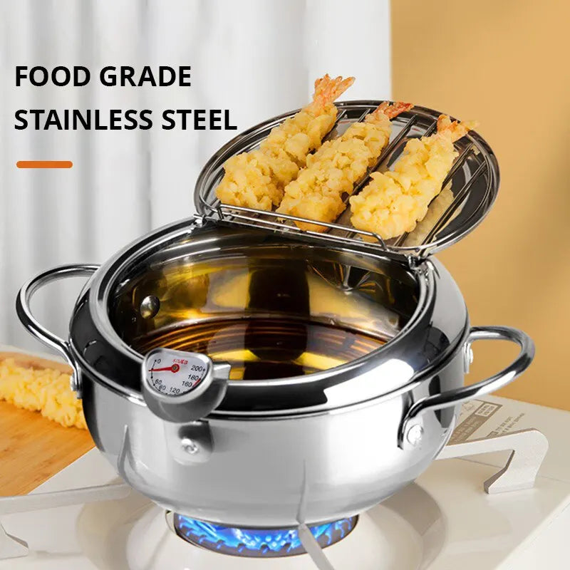 Oil Pot With Thermometer