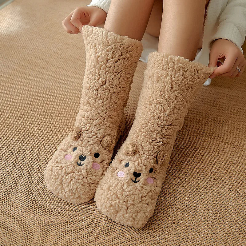 Coral Fleece Floor Socks