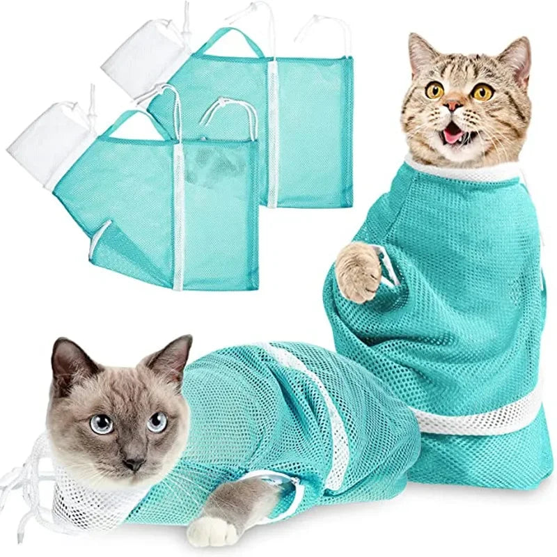 Mesh Cat Grooming Bag