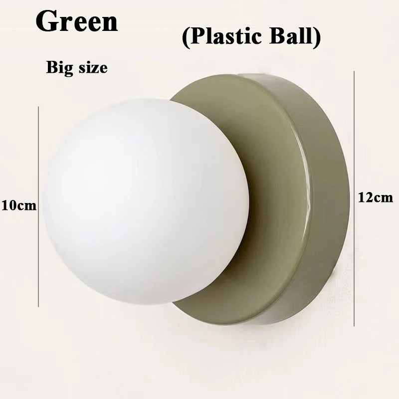 Macaron Ball Wall Lamp