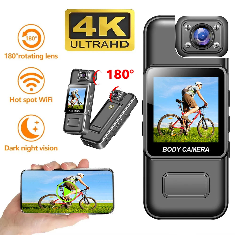 4K Mini Body Camera