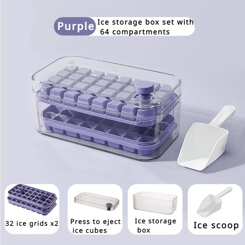 64-Slot Ice Cube Tray