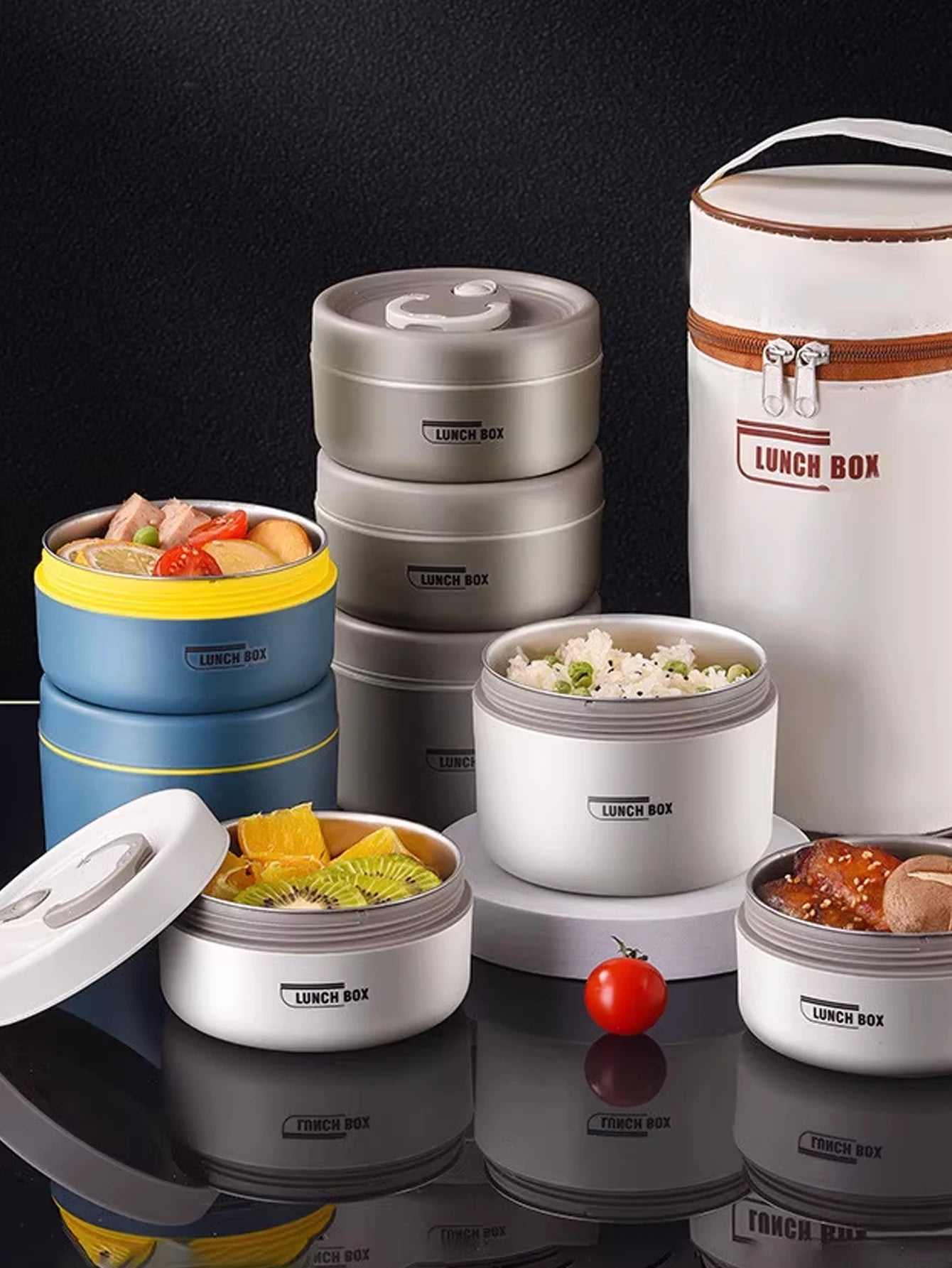 Insulated Lunch Container Set
