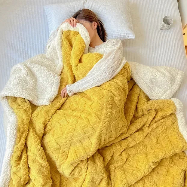 Lamb Velvet Flannel Blanket