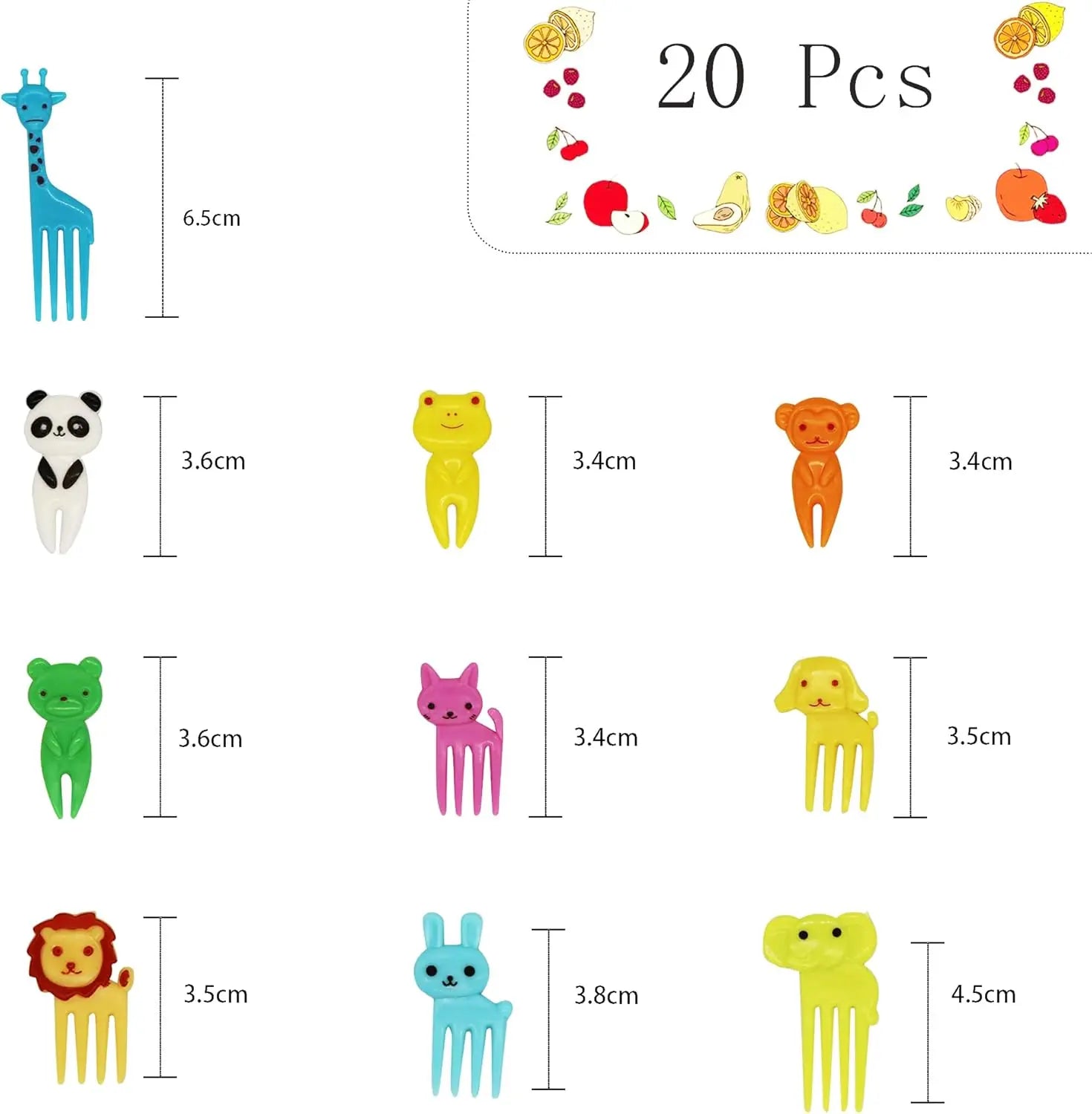 Animal Bento Food Picks