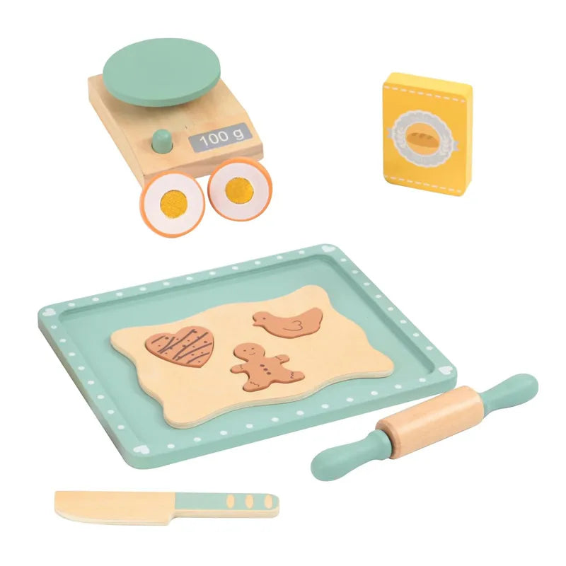 Wooden Play Kitchen Set