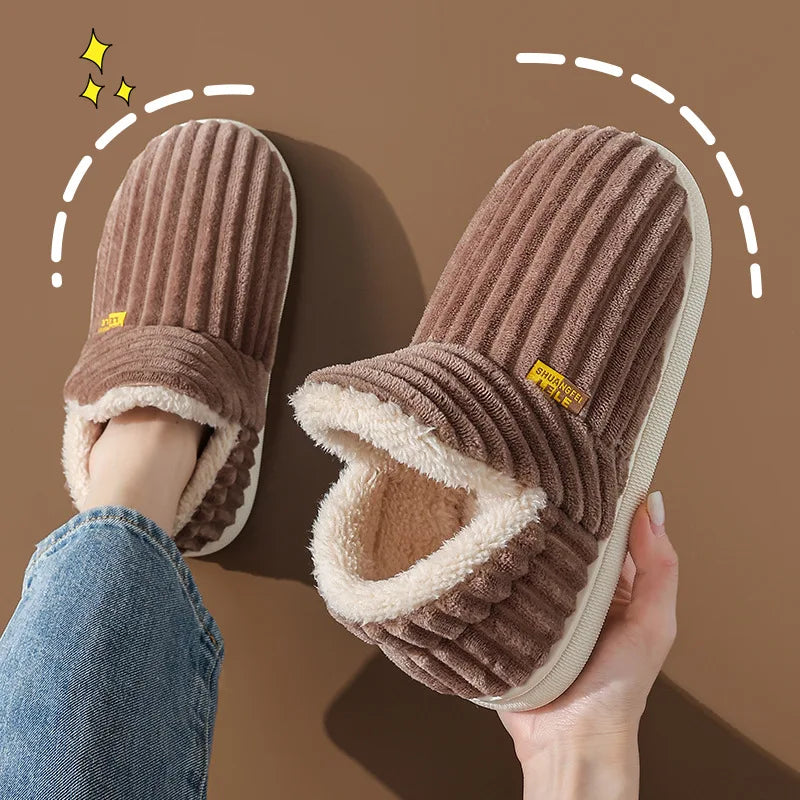 Men's Plush House Slippers