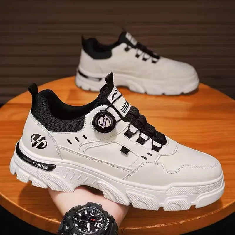 Men's Leather Casual Sneakers