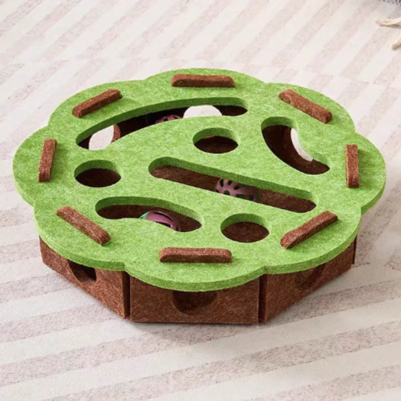 Felt Cat Puzzle Box