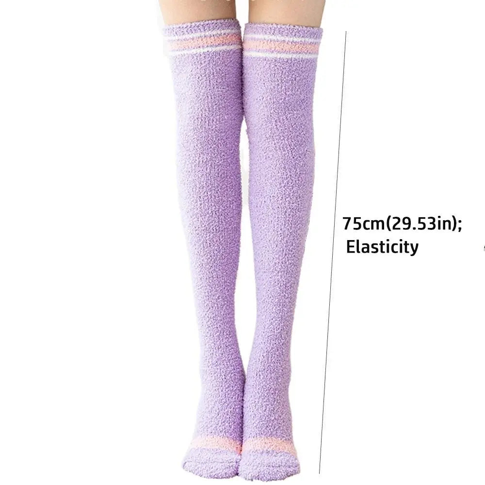 Over-Knee Fleece Socks