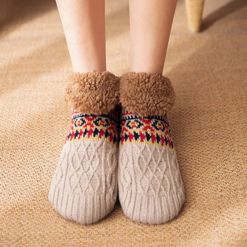 Non-Slip Winter Floor Socks