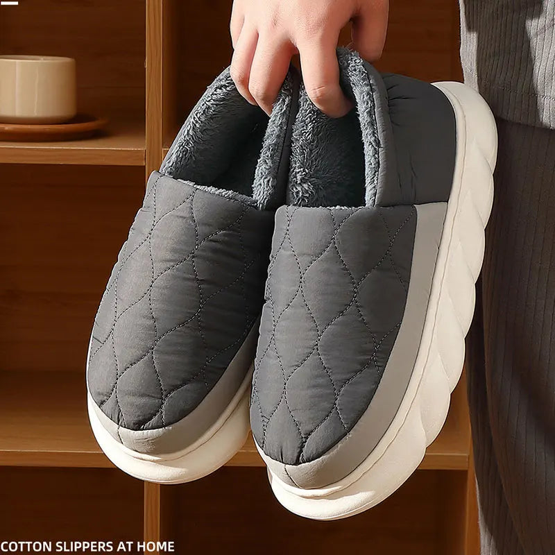 Men's Plush House Slippers