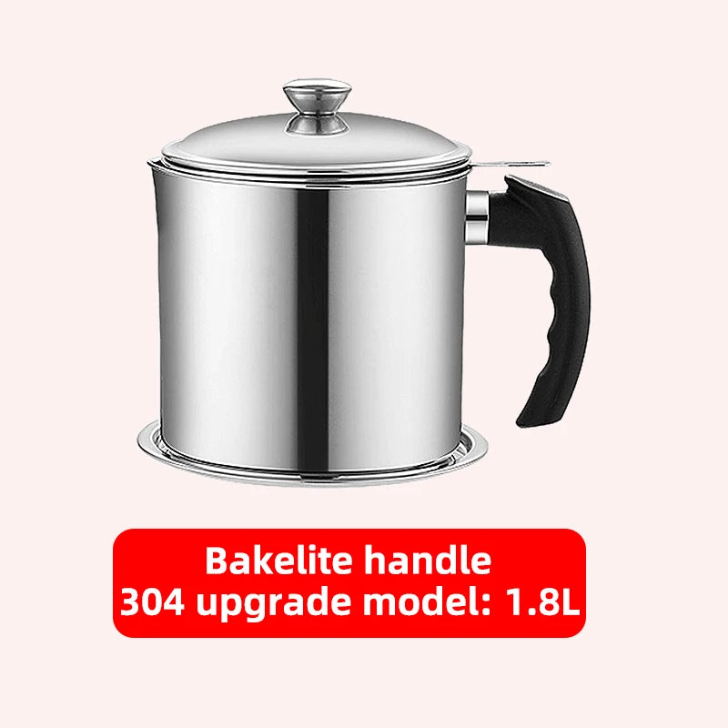 Stainless Oil Strainer Pot