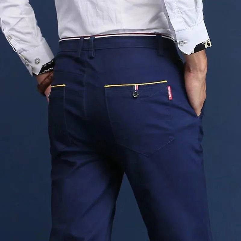 Men's Slim Business Trousers